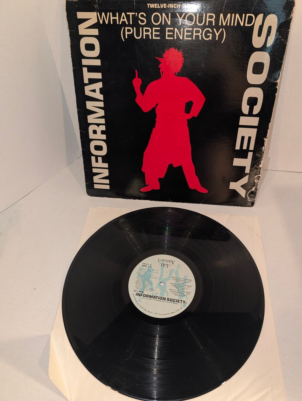 1988 Information Society What's On Your Mind Pure Energy Record Vinyl 12" Single